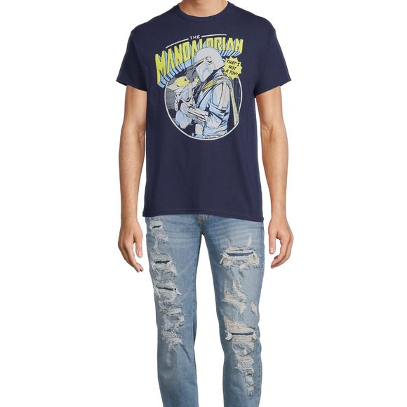 Star Wars GROGU  The Mandalorian THATS NOT A TOY !  Short Sleeve Graphic T shirt - Picture 3 of 4